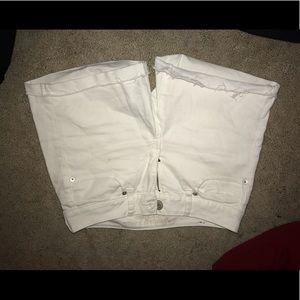 American Eagle White Shorts